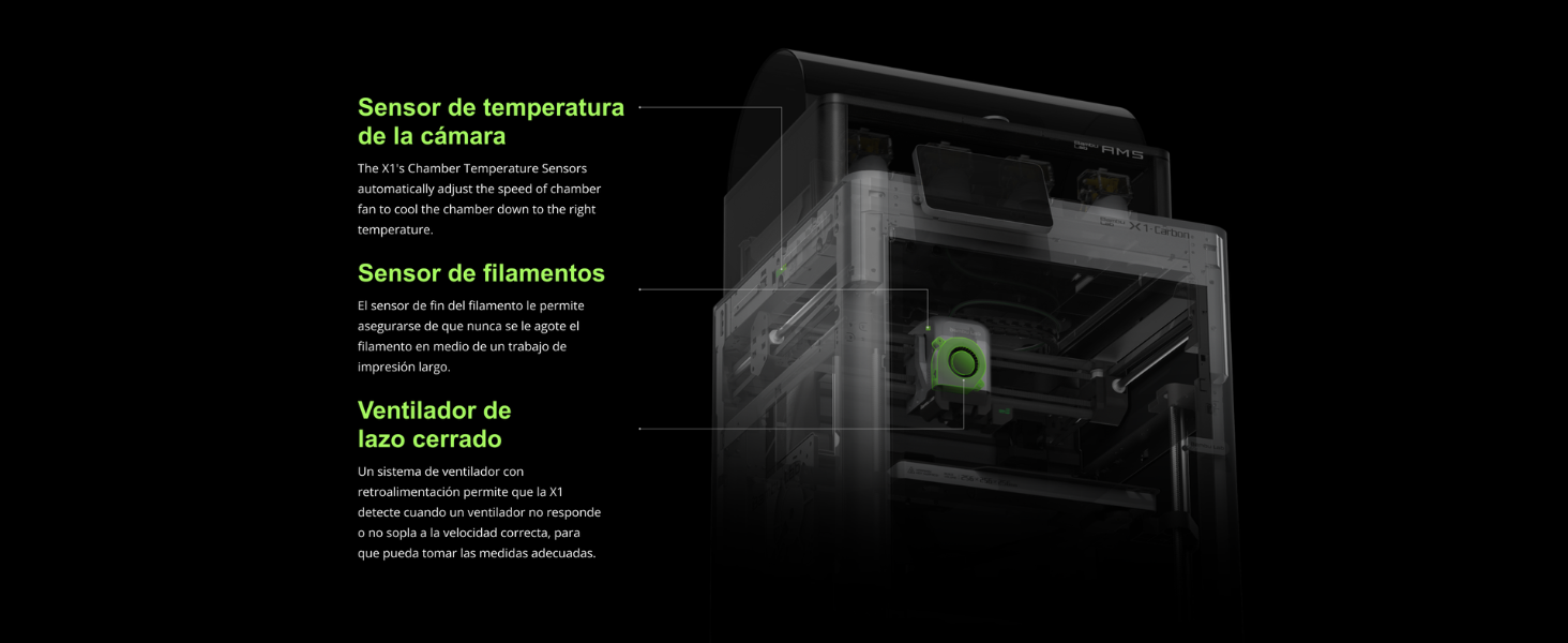 Con su enfoque en la innovación y un diseño impulsado por IA, la Bambu Lab X1 Carbon redefine lo que es posible en impresión 3D, permitiéndote explorar nuevas posibilidades con calidad y velocidad excepcionales. ¡Reserva la tuya hoy mismo!